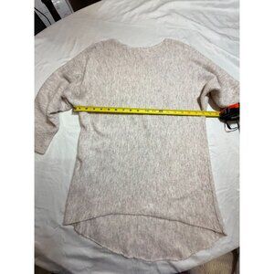 For The Republic Womens High-Low Hem Grey Sweater Size S Acrylic Blend Casual St